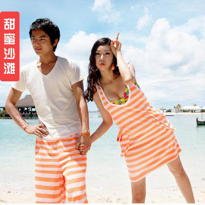 Freesjipping 2012 lovers summer shorts beach wear stripe pants