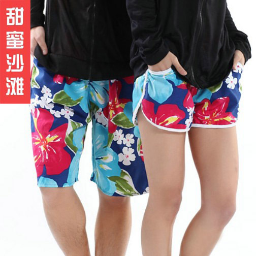 Freesjipping Lovers shorts beach pants flower pants