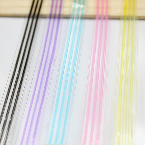 Fresh summer all-match multicolour stripe jelly candy color transparent double-shoulder underwear belt bra shoulder strap