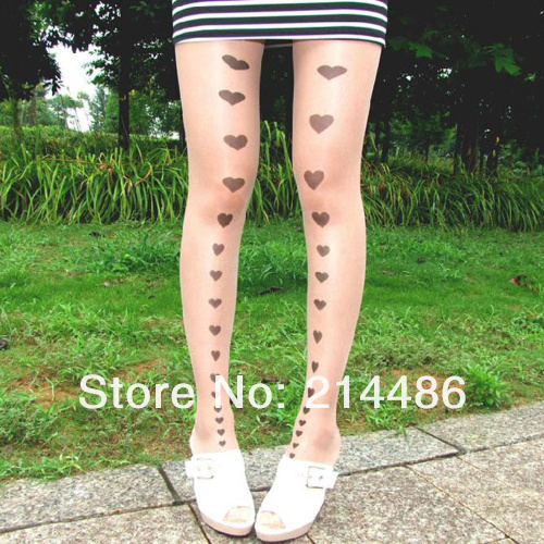 Fresh \"Women\'s Sexy Sheer Transparent Tattoo Pantyhose Hot Selling