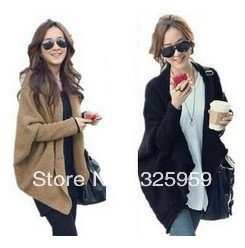 Fress shipping discount fashion beautful Knit Top sweaters loose batwing sleeve sweater vintage WL060