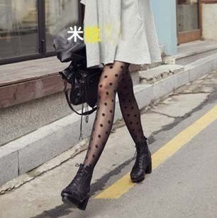From freight high quality wholesale Restore ancient ways big dot tights ultra-thin filar socks