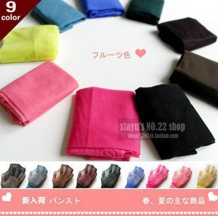 From freight high quality wholesale Sexy temptation candy color color ultra-thin bag core silk stockings