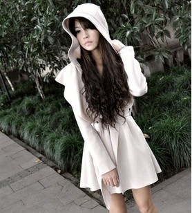 FS419 Good Quality Fashion Style Simple Casual Long Sleeves Wind Coat/Long Overcoat! For Winter&Autumn Wholesale Free shipping!