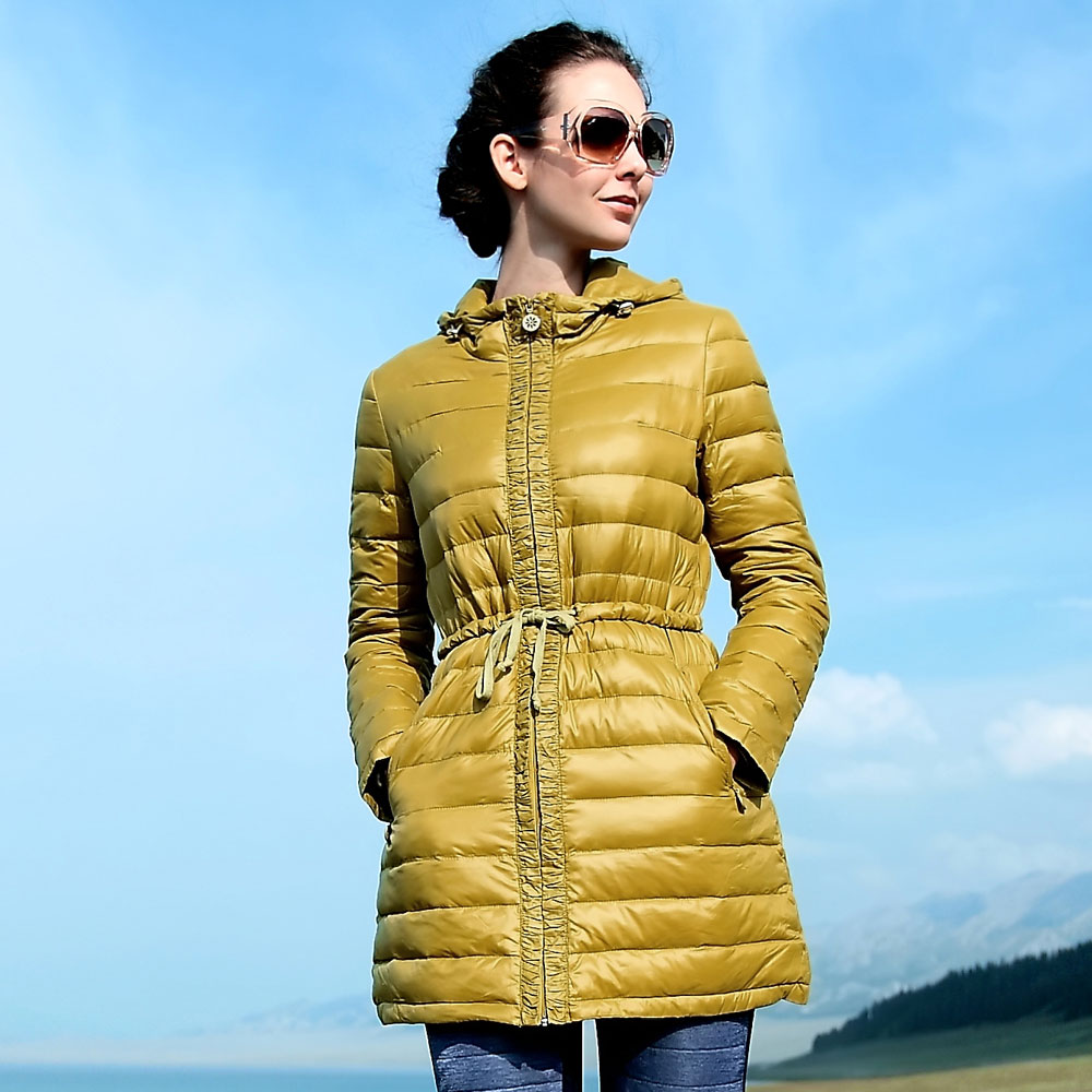 FS524  Good quality!winter slim Women long down coat free shipping