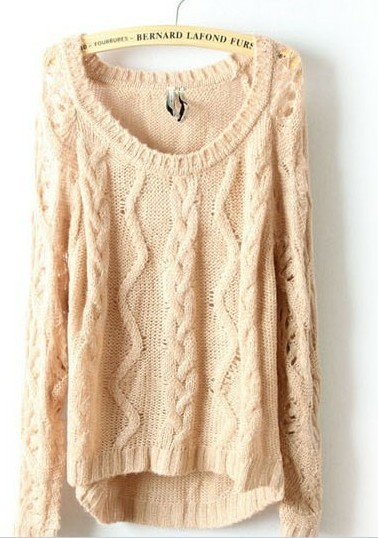 FS619 Fashion style  sweet colors long sleeves  sweater free shipping