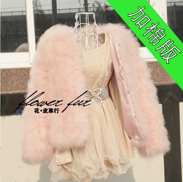 Fur 2012 ostracods wool outerwear short design fur coat