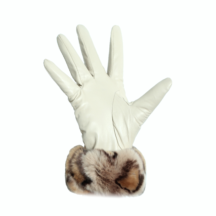 Fur 2013 plus velvet one piece genuine leather gloves female women's gloves winter thickening sheepskin gloves fox fur