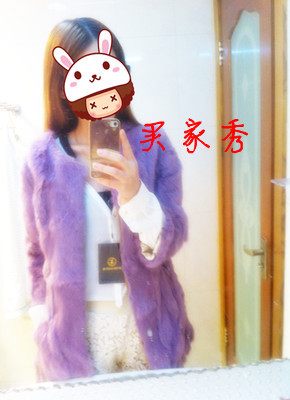 Fur coat 2012 medium-long rabbit fur coat vest short design female fur