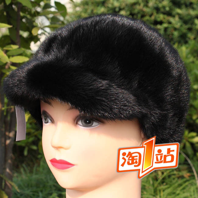 Fur hat knight cap quality mink hat cap