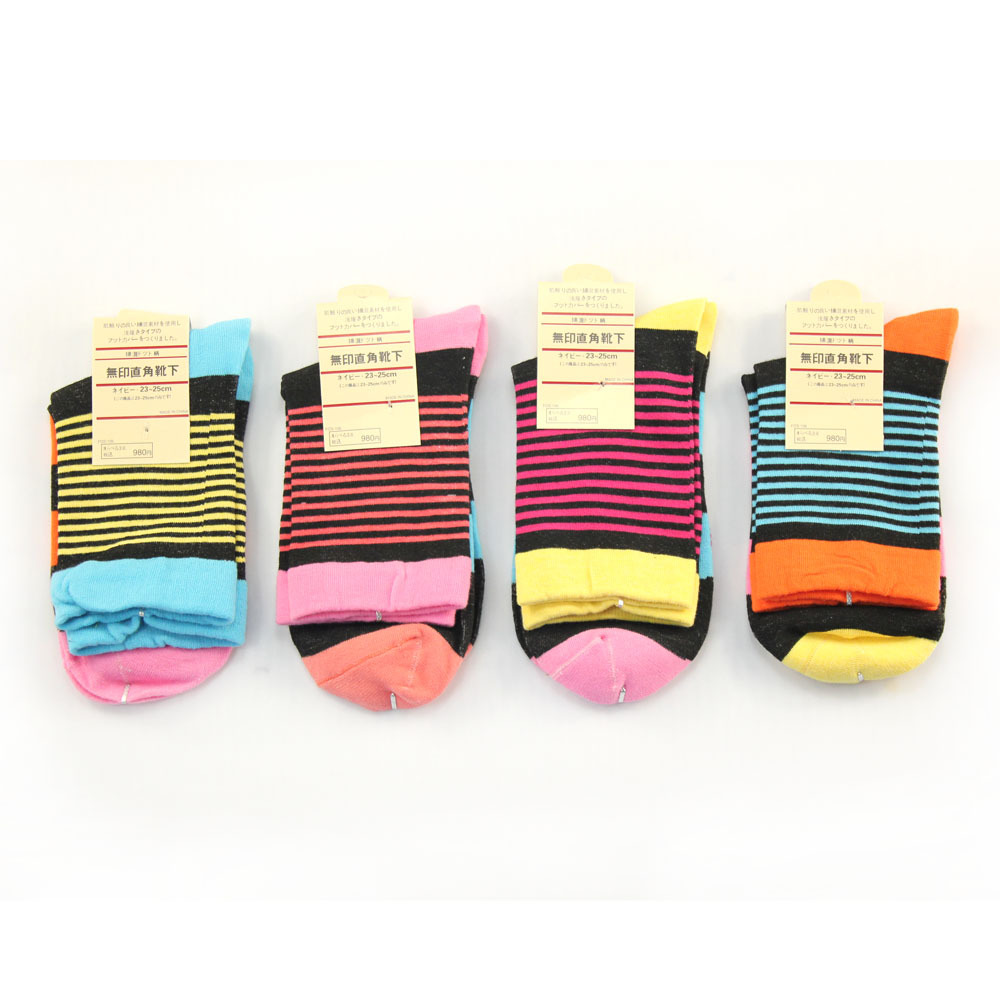 G12 Cotton Socks for Women Thermal  Winter Socks  Brilliant Stripe Color Socks Thick Winter Socks Warm 30pairs/lot Free Shipping