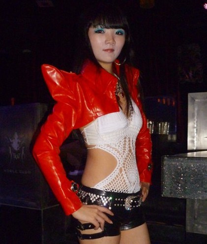 Gaga fashion punk sexy costume vest suit leather clothing outerwear top