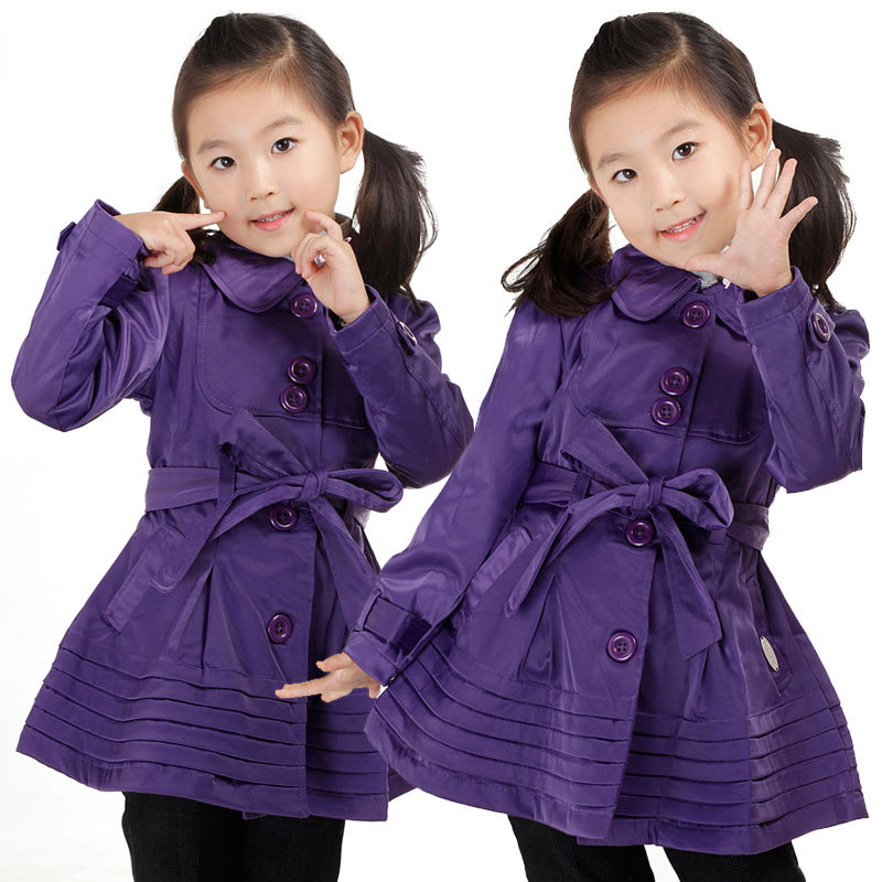 Gary autumn girls clothing clothes child women's casual clothing outerwear medium-long 361