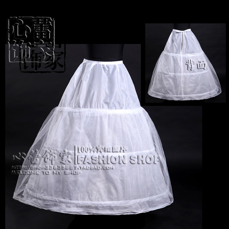 General wire yarn wedding dress slip pannier crinolette general bandage style waist petticoat