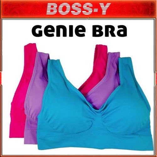 Genie Bra BODY SHAPER Push Up BREAST RHONDA SHEAR ( Include chest pad ) ahh bra 3pcs of 1lot