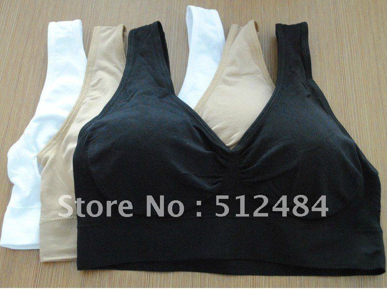 genie bra with removable pads 2 layer no hooks Plastic Bag Packing