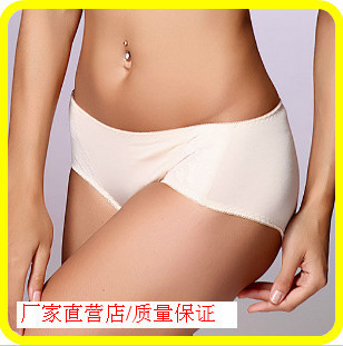 Genuine authority Kaiman nylon printing Flower Lace Waist Hip antibacterial sexy female briefs