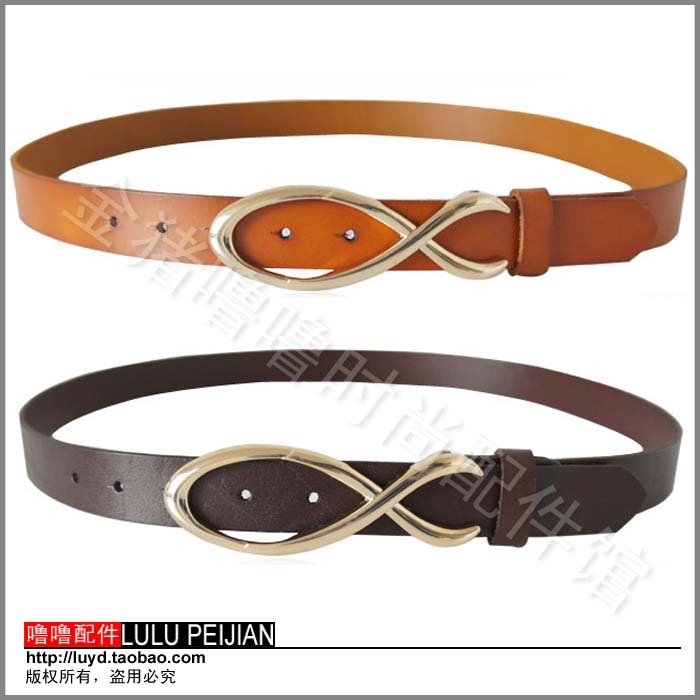 Genuine leather belt decoration fashion all-match belt fashion casual cable cowhide women's strap belt