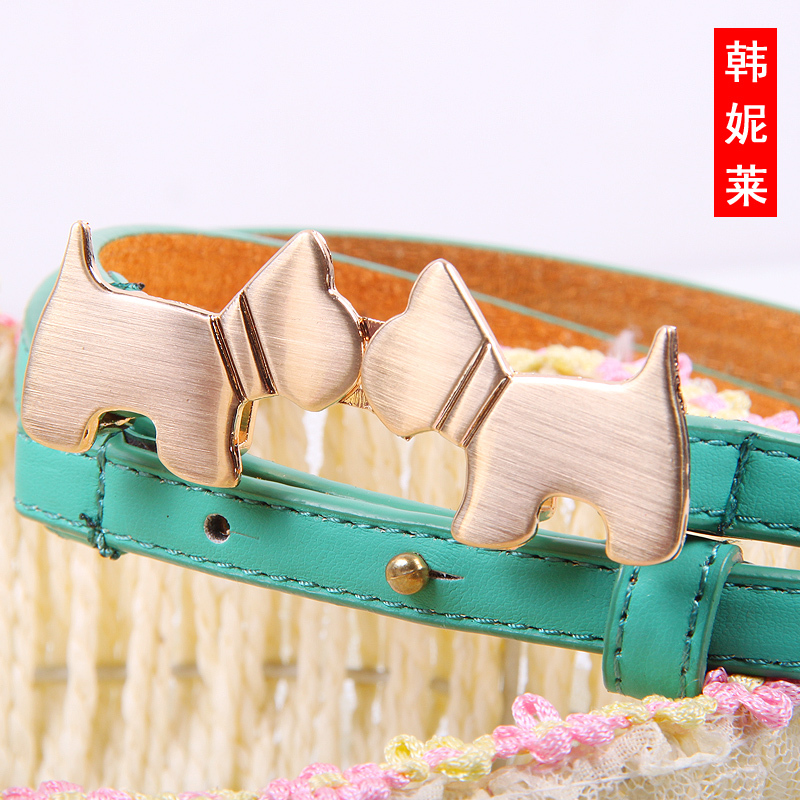 Genuine leather belt female women's thin all-match women's Women fashion thin belt strap
