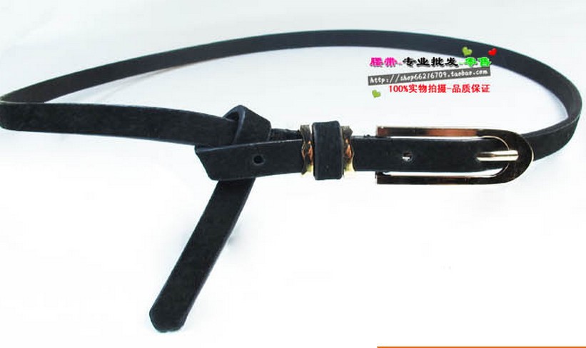 Genuine Leather Belt Pigskin Colorful  Vintage Waistband Buckle Women's  Trouser Belt Strap Belly Chain Free Shipping
