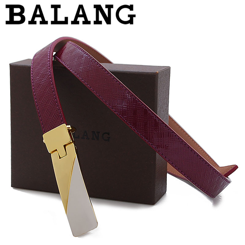 Genuine leather casual ol women's smooth buckle belt strap female fashion strap b6510