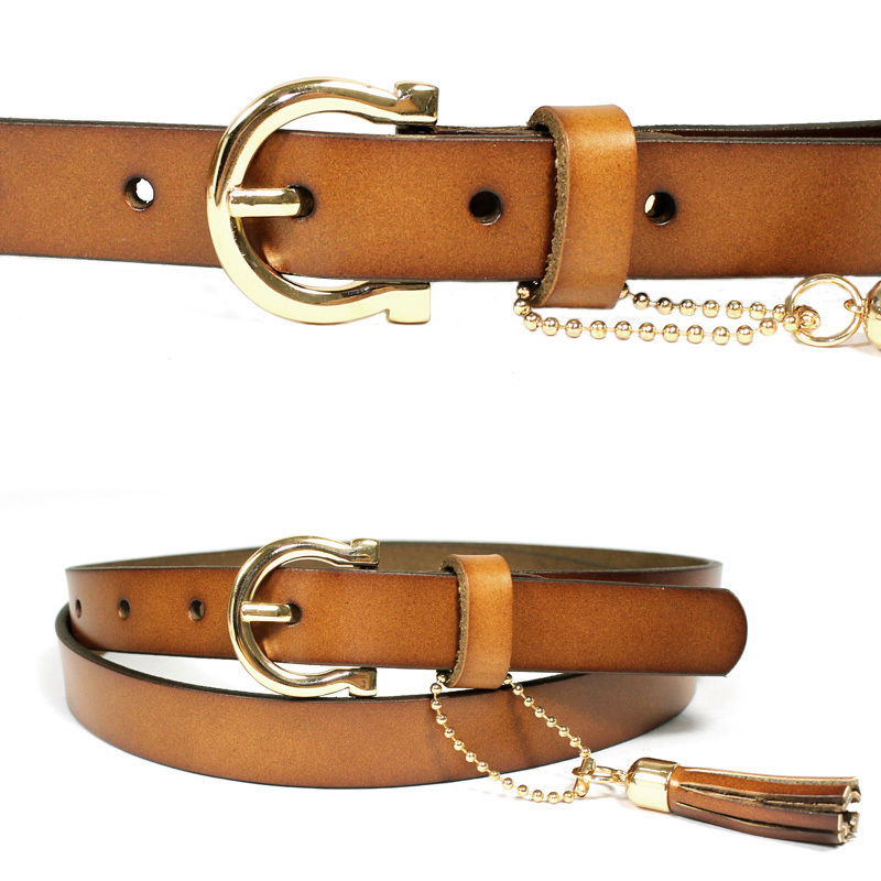Genuine leather cowhide belt strap female belt fashion all-match n024