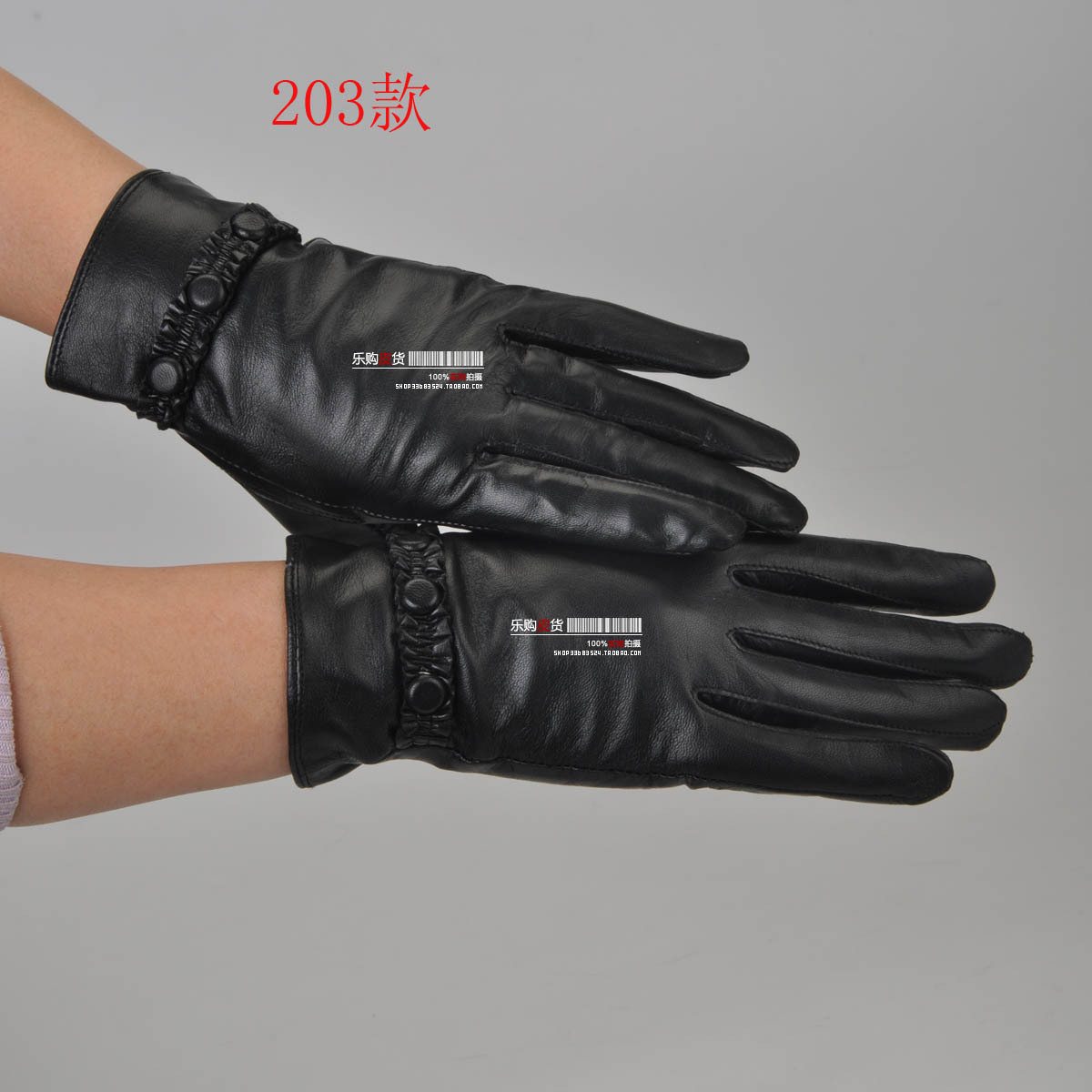 Genuine leather gloves croppings full leather sheepskin gloves women's thin gloves 800 woodpecker