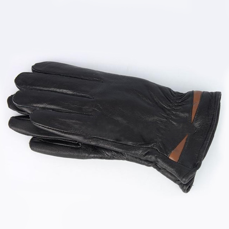 Genuine leather gloves fashion elegant women's gloves winter thermal comfort
