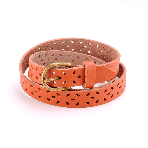 Genuine leather strap cutout female all-match xiaxin women's strap Women cowhide