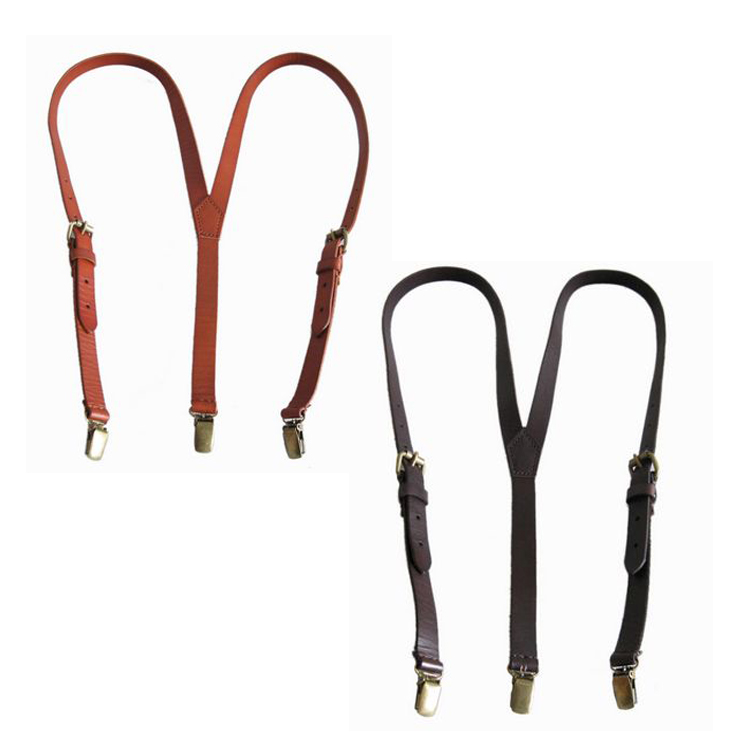 Genuine leather suspenders women's suspenders cowhide spaghetti strap fashion all-match decoration belt z725