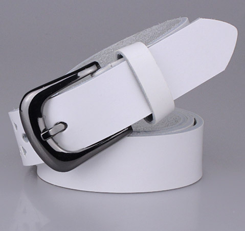 Genuine leather women's strap genuine leather strap fashion cutout women's belt