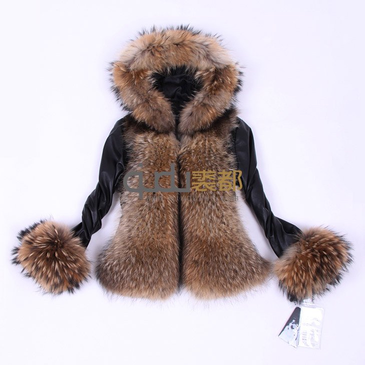Genuine Sheep Leather Jacket winter hooded garment outerwear women coat/WholeSale/Retai/Free Shipping QD5912  A  G