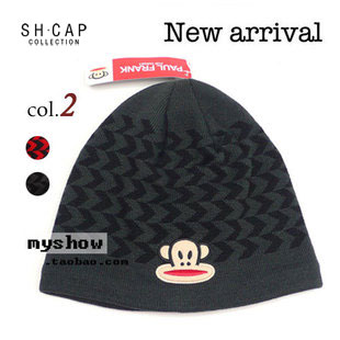 Geometric patterns 2012 graphic color block decoration yarn knitted hat fleece hat winter hat lovers cap