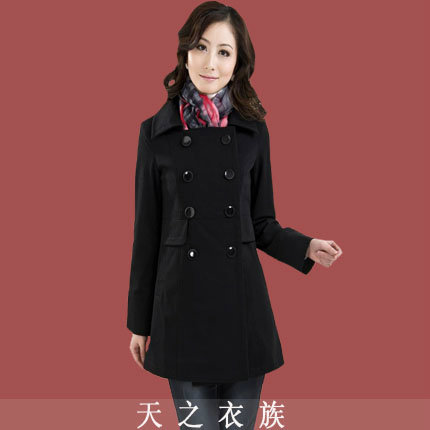 GIRDEAR AMASS women's double breasted trench outerwear overcoat aa48019398511-7