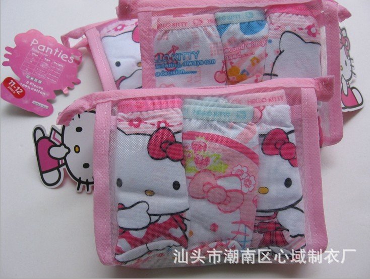 girl's cartoon children underwear shorts,famous cartoon characters Kid's Underwear cotton100%