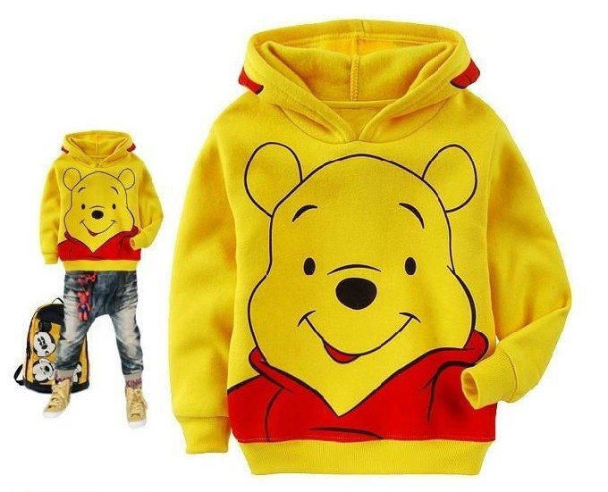 Girls boys hoodies top coat kids long coats children Cartoon sweater fit 3-7yrs 6pcs/lot high quality free shipping