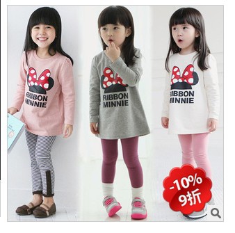 girls children sweatshirt t shirt fit 3-6yrs kids baby long tee shirt clothing 4pcs/lot all size same color free shipping