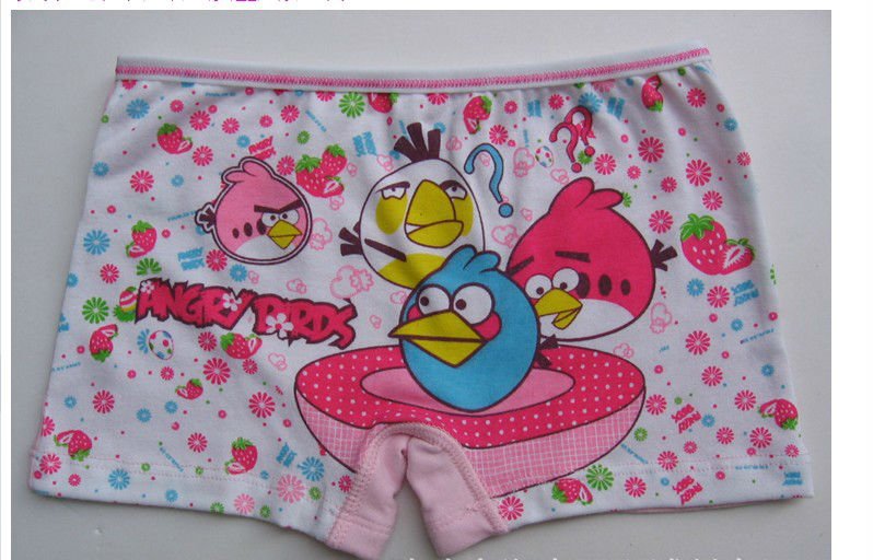 girls children underwear boxers short fit 5-12 yrs kids baby panties clothing 12 pieces/lot 4size pink  free shipping