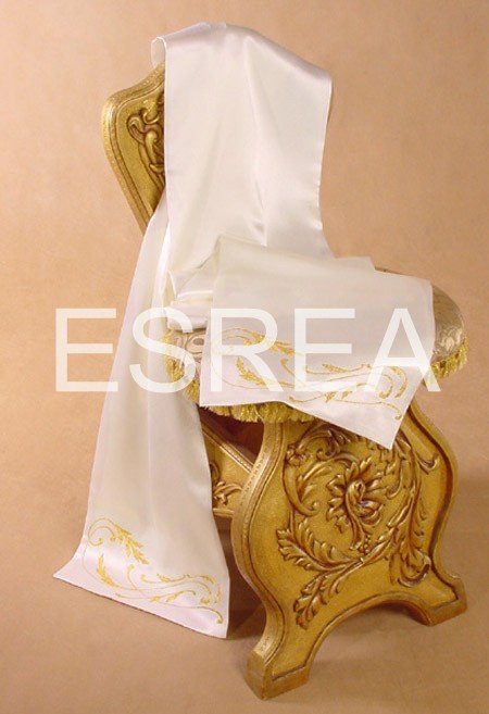 GJ012 Fashion White Satin Embroidery Wedding Bridal Jacket