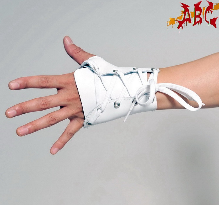 Gloves p 104 - 404 semi-finger short design gloves genuine leather hip-hop gloves 717