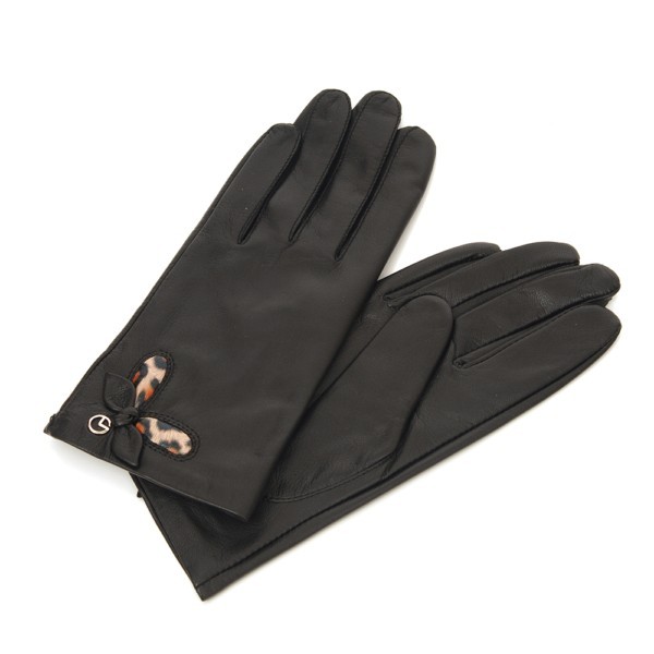 GOLDLION leather women's black casual super soft sheepskin comfortable thermal gloves female