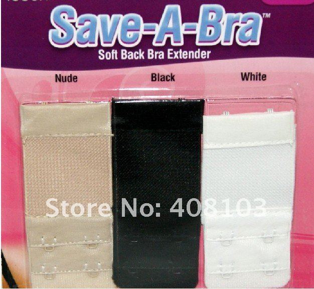 Good quality Bra Extender, Personal Touch Save-A-Bra soft Back Bra Extender Attaches Easily To Any Bra (1pack=3pcs), 10packs/lot