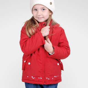Goplay2012 children's clothing female winter child thickening thermal cotton-padded jacket winter wadded jacket outerwear wadded