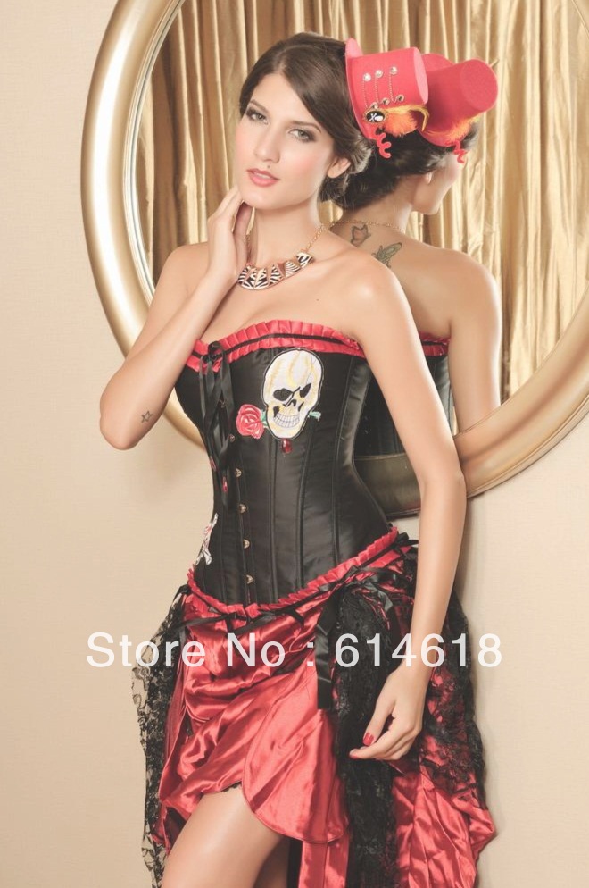 Gothic Halloween fold skull cultivate one's morality round-up exercise selfcontrol clothes wear 5255
