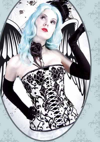 goths beauty care slit neckline stsrhc cummerbund shapewear vest 5097