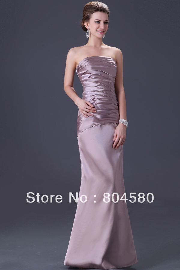 Grace Karin Celebrity dresses Satin Lace up Easy Strapless Evening Gown 8 Sizes via EMS CL3139