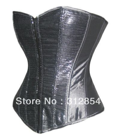 gray color size s m l xl xxl leather corsets with g string for womens sexy new fashion 2012 design ladies body slimming shapers