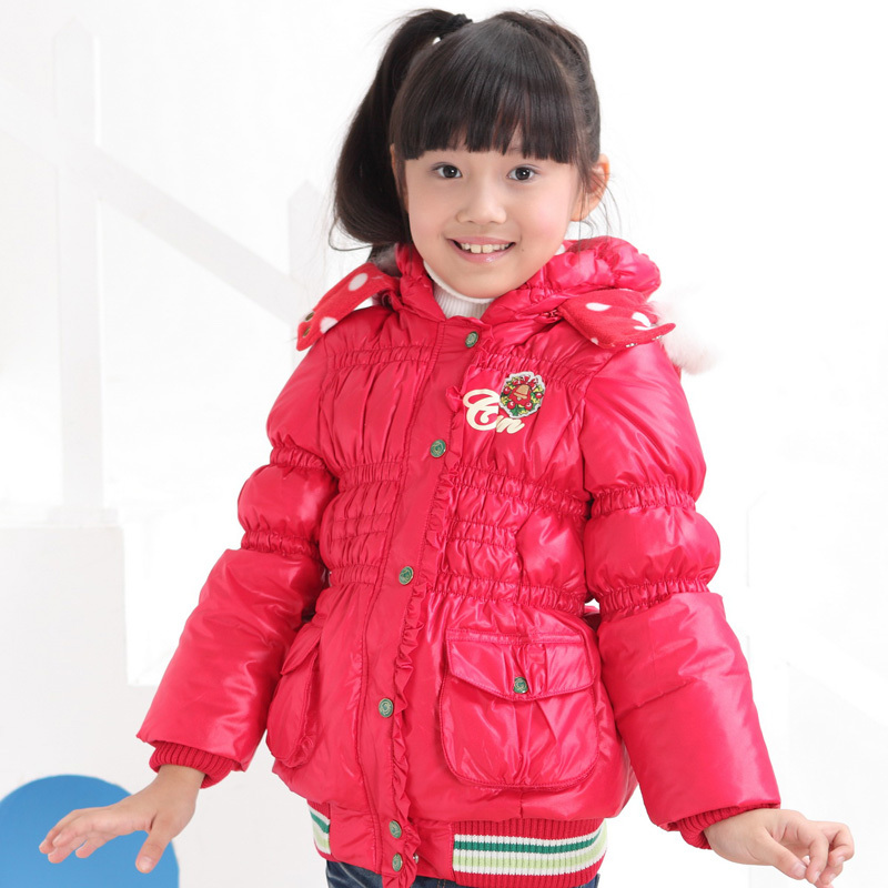 Grebe female child quality down coat outerwear big boy child ploughboys female fashion thickening cold-proof down coat