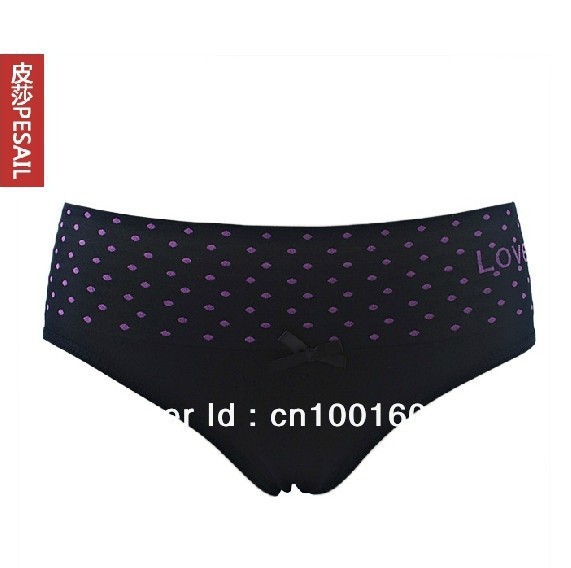 GREENICE lovely dot women panties comfortable Seamless ladies underwear 10 pieces for free shipping