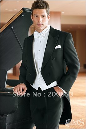 Groom Tuxedos Best man Suit Wedding Groomsman/Men Suits Bridegroom (Jacket+Pants+Tie+Vest) A106